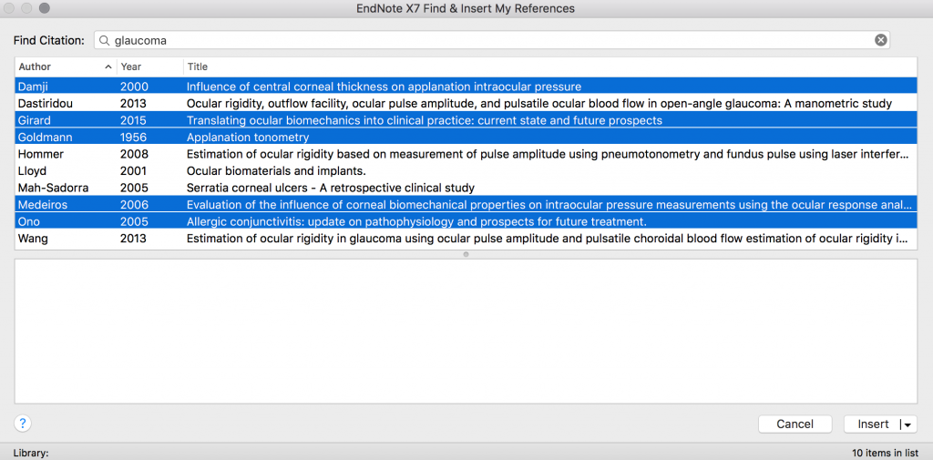 Endnote vs Mendeley Cile while you write