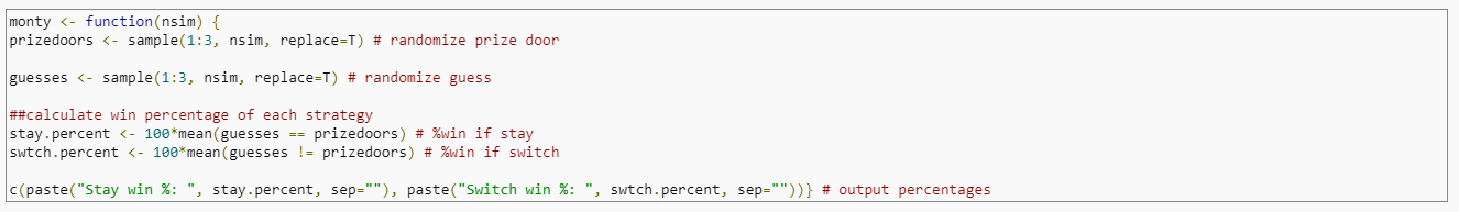 Simple R Function